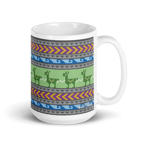 Peruvian Alpaca Knitting Mug